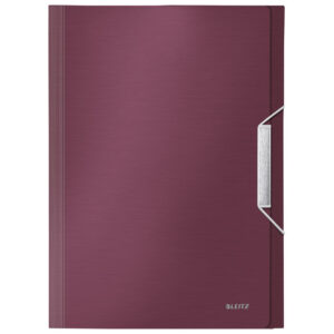 Mapa za kućni budžet  6 pregrada s gumicom pp Style Leitz 39570028 bordo!!