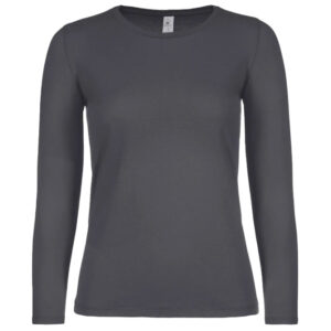 Majica dugi rukavi B&C #E150/women LSL tamnosiva XL!!