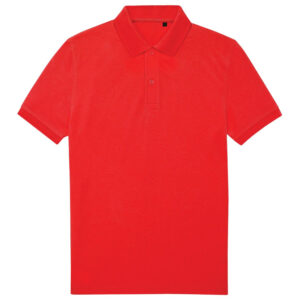 Majica kratki rukavi B&C MyEcoPolo 65/35 180g crvena M!!