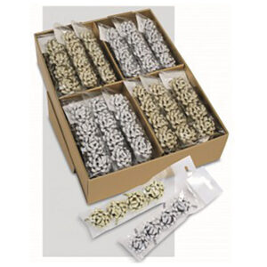 Mašna ukrasna samoljepljiva 45 mm Poly Glitter pk4 Prasent 1593-099 sort zlatna/srebrna!!