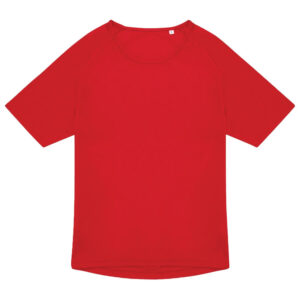 Majica kratki rukavi B&C Active T 140g  crvena S