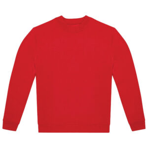 Majica dugi rukavi B&C ID.332 Crew 280g crvena 3XL