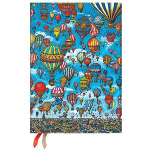 Planer dnevni 2026-12,5x17,5cm-midi s gumicom Balloon Festival Flexi Paperblanks FE0834-8