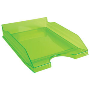 Ladica za spise Ecotray 12397D Fornax prozirno svijetlozelena