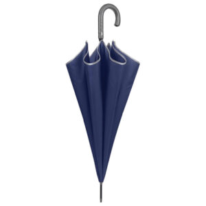 Kišobran automatik s plastičnom ručkom Golf Technology XXL Perletti 21822 plavi, reflektirajući rub