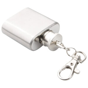 Pljoska metalna 30ml  privjesak za ključeve Anda AP807908 srebrna