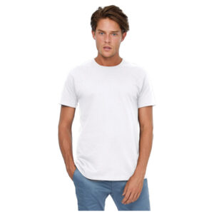 Majica kratki rukavi B&C #E190 bijela XL