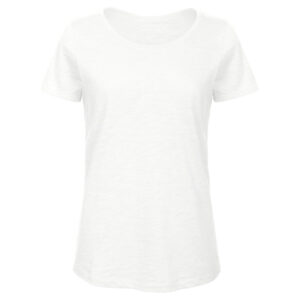 Majica kratki rukavi B&C Inspire Slub T/women bijela M!!