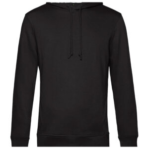 Majica dugi rukavi B&C Inspire Hooded 280g crna 3XL