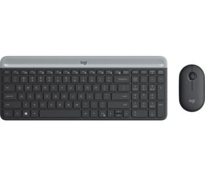 Bežični desktop komplet MK470 Slim Wireless crna