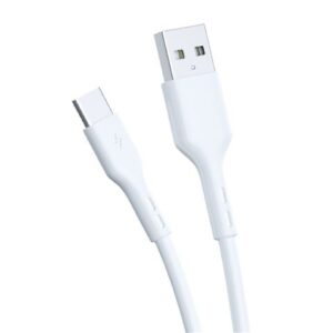 MS CABLE 3A fast charging USB-A 2.0-> USB-C, 1m, bijeli