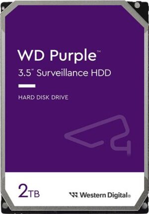 HDD Interni WD Purple Surveillance 2TB 3,5" SATA WD23PURZ