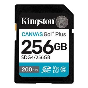 MEM SD 256GB Canvas Go! Plus Kingston SDG4/256GB