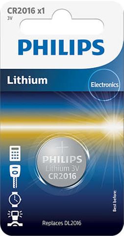 PHILIPS baterija CR2016/01B