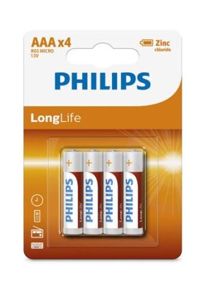 PHILIPS baterija R03L4B/10