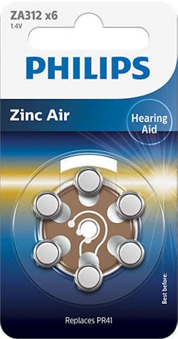 PHILIPS baterija ZA312B6A/00