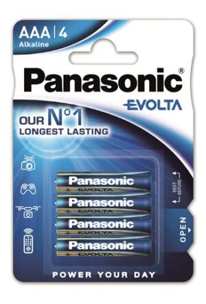 PANASONIC baterije LR03EGE/4BP Alkaline Evolta