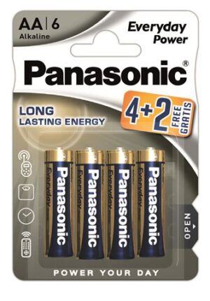 PANASONIC baterije LR6EPS/6BP 4+2F