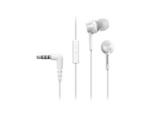 PANASONIC slušalice RP-TCM115E-W bijele, in ear, mikrofon