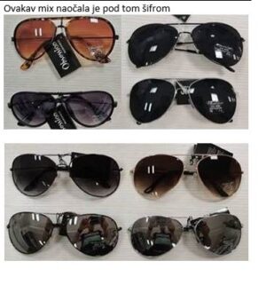 PROMO sunčane naočale "Aviator" + vrećica za naočale