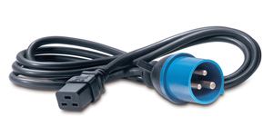 APC AP9876, naponski kabel, 16A, 2.5m, C19 na IEC309