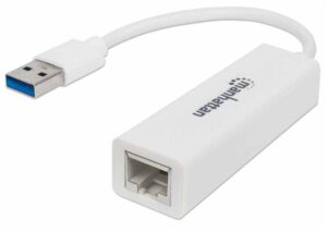 MH adapter USB-A 3.0 to RJ-45 Gigabit, bijeli