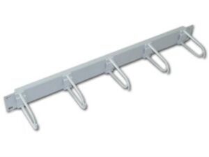 Vodilica kabela 19"/1U, 5 velikih prstenova, svijetlo siva