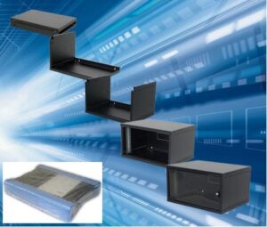 Triton ormar zidni 12U/400mm, RXA-12-AS4-CAX-A1, sklopivi, sivi