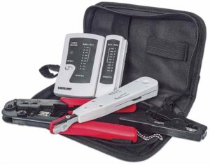 LAN Network Kit, LAN Tester/LSA punch down tool/Crimping Tool...