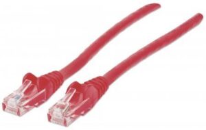 Intellinet prespojni mrežni kabel Cat.5e UTP PVC 3m crveni