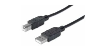 MH USB kabel 2.0 A-muški na B-muški 3m crni; za periferiju