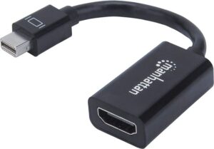 MH adapter mini DP Muški/HDMI Muški, crni, blister