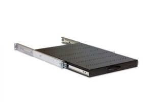 Izvlačiva polica 19"/1U, 450mm, crna