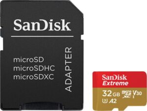 Memorijska kartica SanDisk Extreme microSDXC, A1, V30, U3 32GB