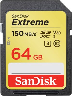Memorijska kartica SanDisk Extreme SDXC U3, V30 64GB