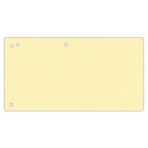 Pregrada kartonska 240x105 mm Office products, set 100 komada, 190 gsm, žuta