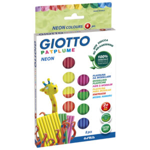 Plastelin  8neon bojax33g extra soft Giotto Fila 513200 blister!!
