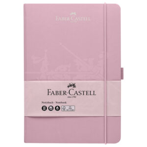 Notes 14,5x21 cm karo 96L 100g s gumicom Faber-Castell 110 027 826 rozi
