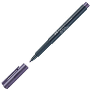 Marker permanentni 1-2 mm Metallic Faber-Castell 160736 metalik ljubičasti!!