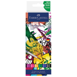 Marker obostrani akvarel  6boja Graffiti Goldfaber Faber-Castell 164525 sortirano blister!!