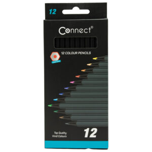 Boje drvene  12boja black Connect blister
