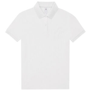 Majica kratki rukavi B&C MyPolo180 Women 180g bijela M