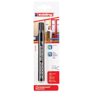 Marker permanentni 1,5-3 mm okrugli vrh Edding 2000C crni pk1 blister