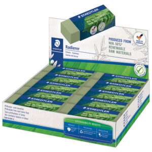 Gumica Mars Staedtler 526 80-5 reciklirana zelena-KOMAD!!
