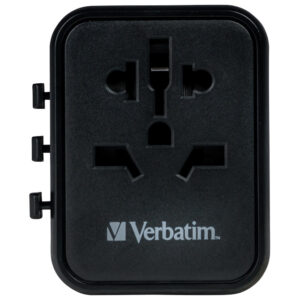Adapter-punjač univerzalni putni za mobitele,tablete,prijenosna računala USB-C PD i USB Verbatim 49544