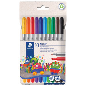Flomaster školski  10boja obostrani Noris Staedtler 320 C10