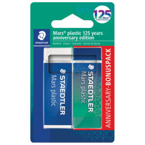 Gumica Mars plastic 125 years pk2 Staedtler 52650MABK1 blister!!