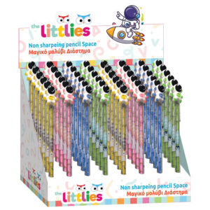 Olovka grafitna u nastavcima Littlies Space Diakakis 000647080 sort