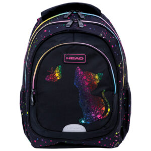 Ruksak školski-notebook anatomski Rainbow Kitty Head 502025033