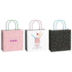 Vrećice ukrasne 20x20x8 cm Birthday 2 Stewo 5203 25 sortirano